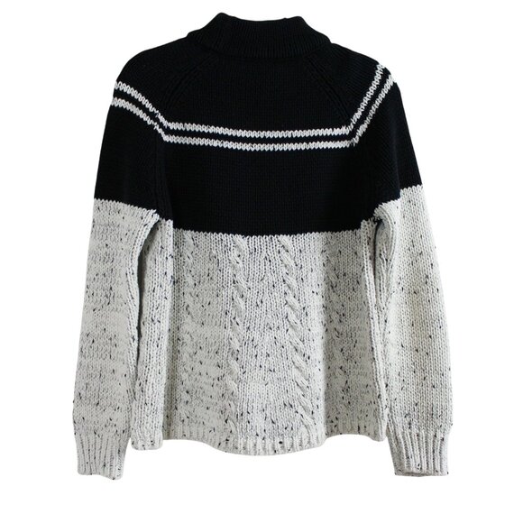 Oui Two-tone Textured Knit Sweater - Picture 2 of 15